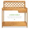Best Choice Products Outdoor Wooden Garden Potting Bench, Workstation Table w/ Cabinet Drawer, Open Shelf